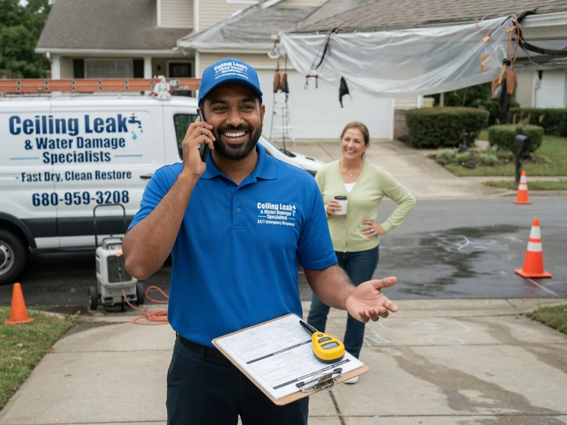 Ceiling Leak Cleanup Ironton, OH FAQs